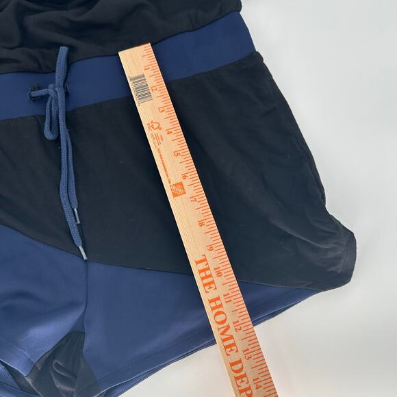 Shades of Grey by Micah Cohen Romper M Navy/Black Colorblock Long Sleeve - Picture 6 of 7